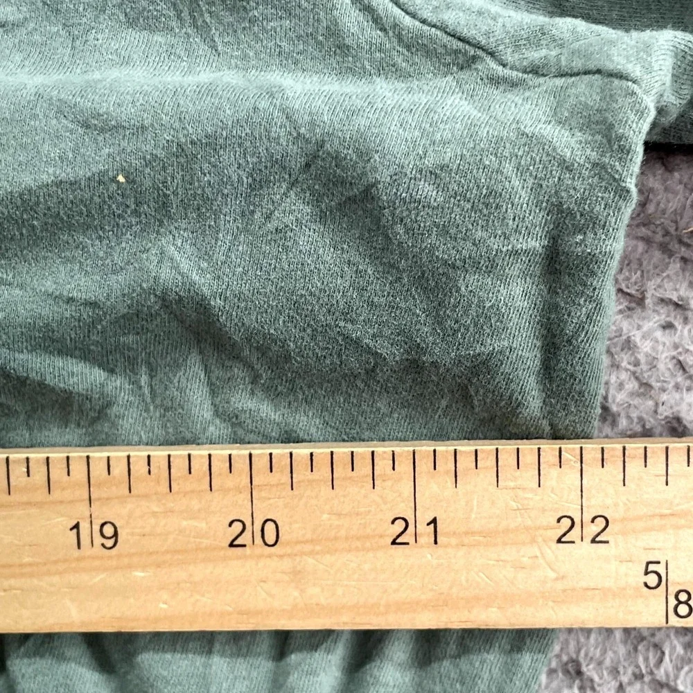 The North Face Shirt Men Large Green Spell Out Logo Skate Outdoor Hiking Camping